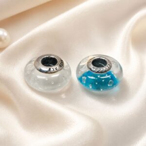 Bubble Glow Glass Charm Series