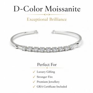Signature de Cœur Moissanite Bracelet - Image 12