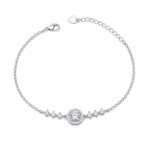 Éclat Silencieux D-Color Moissanite Bracelet - Image 3