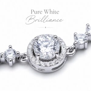 Éclat Silencieux D-Color Moissanite Bracelet - Image 5