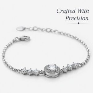 Éclat Silencieux D-Color Moissanite Bracelet - Image 6