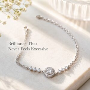 Éclat Silencieux D-Color Moissanite Bracelet - Image 9