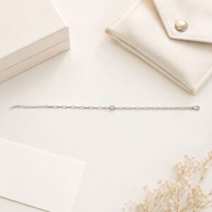 Équilibre Lueur 0.30ct Moissanite Bracelet - Image 12