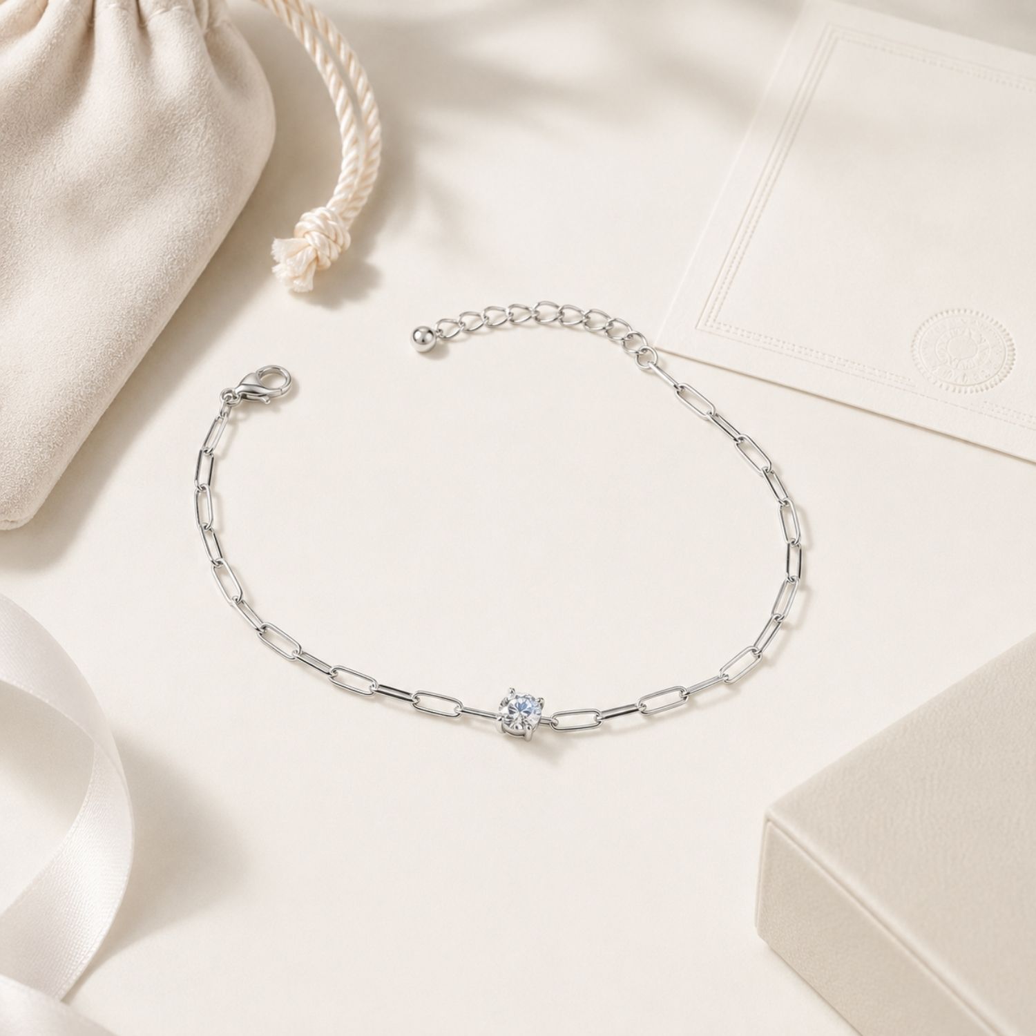 Équilibre Lueur 0.30ct Moissanite Bracelet - Image 6
