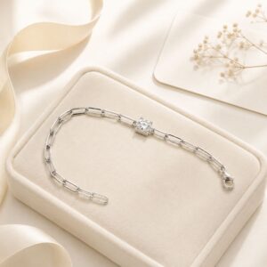 Équilibre Lueur 0.30ct Moissanite Bracelet - Image 7