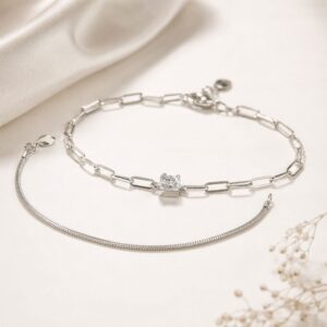 Équilibre Lueur 0.30ct Moissanite Bracelet - Image 8