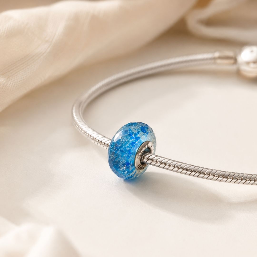 Stardust charm for everyday bracelet styling