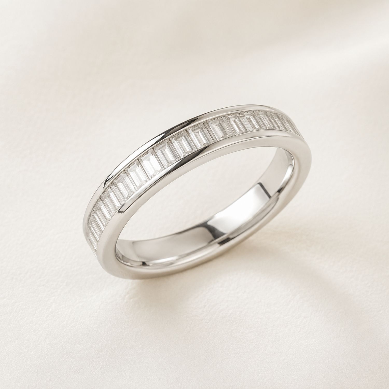 Ligne Calme Baguette Moissanite Ring - Image 11