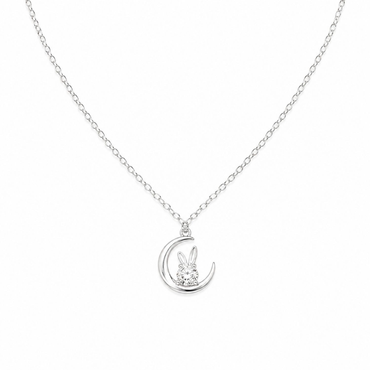 Lumi Lapin Moon Moissanite Necklace - Image 7
