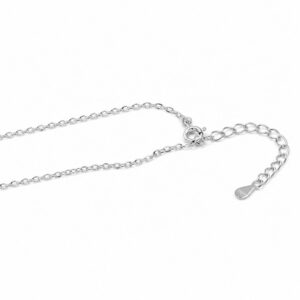 Lune Entrelacée Moissanite Necklace - Image 9