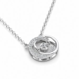 Lune Entrelacée Moissanite Necklace - Image 12