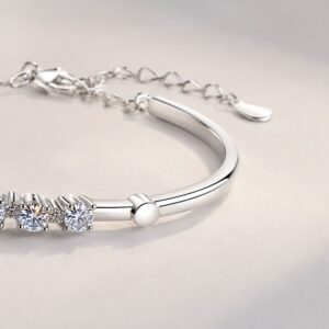 Signature de Cœur Nine-Stone Bangle Bracelet - Image 17