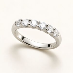 Rangée Lumière Moissanite Row Ring - Image 10