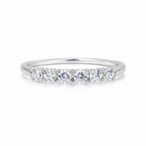 Rangée Lumière Moissanite Row Ring - Image 7
