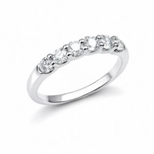 Rangée Lumière Moissanite Row Ring - Image 11