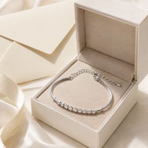 Signature de Cœur Nine-Stone Bangle Bracelet - Image 14