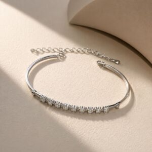 Signature de Cœur Nine-Stone Bangle Bracelet - Image 15