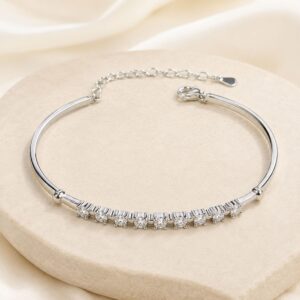 Signature de Cœur Nine-Stone Bangle Bracelet - Image 5