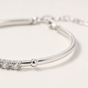 Signature de Cœur Nine-Stone Bangle Bracelet - Image 9