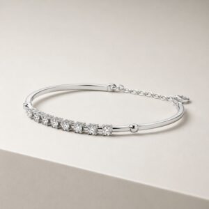Signature de Cœur Nine-Stone Bangle Bracelet - Image 11