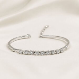 Signature de Cœur Moissanite Bracelet