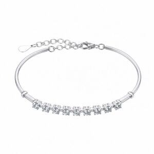 Signature de Cœur Moissanite Bracelet - Image 3