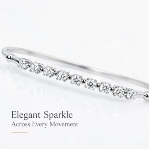 Signature de Cœur Moissanite Bracelet - Image 6