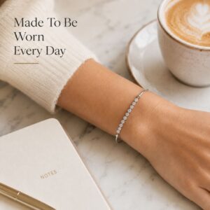 Signature de Cœur Moissanite Bracelet - Image 9