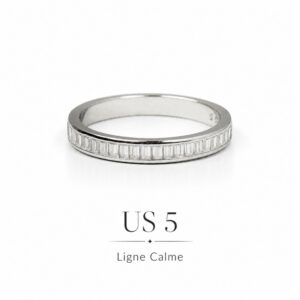 Ligne Calme Baguette Moissanite Ring - Image 12