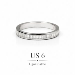 Ligne Calme Baguette Moissanite Ring - Image 13