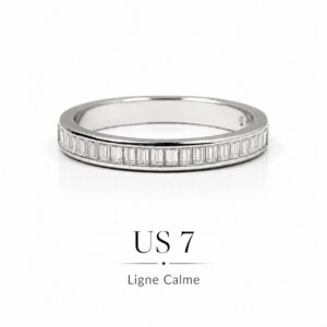 Ligne Calme Baguette Moissanite Ring - Image 14