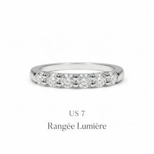 Rangée Lumière Moissanite Row Ring - Image 5