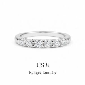 Rangée Lumière Moissanite Row Ring - Image 4