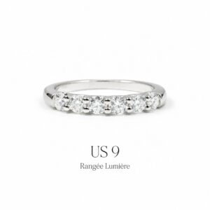 Rangée Lumière Moissanite Row Ring - Image 3