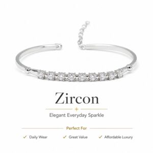 Signature de Cœur Moissanite Bracelet - Image 11